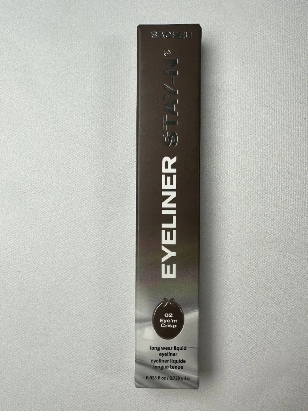 Sacheu STAY-N 02 Eye'm Crisp Liquid Eyeliner Long Lasting Vegan 0.025 fl oz BRN